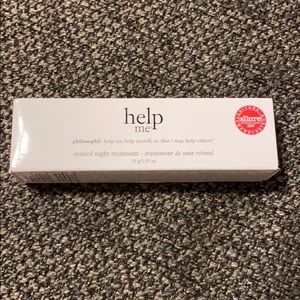 Philosophy’s help me retinol night treatment- NEW!